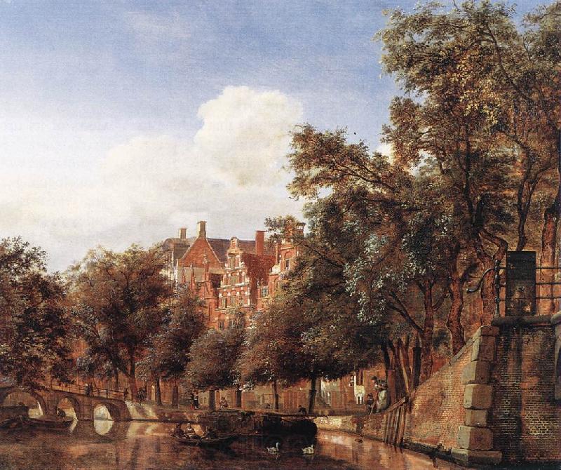 HEYDEN, Jan van der View of the Herengracht, Amsterdam Spain oil painting art